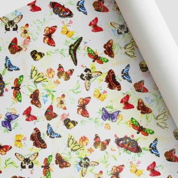 Бумага упаковочная 68,5х100см Летний луг Интерпак 1/50