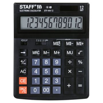 Калькулятор STAFF 12 разрядов STF-444-12