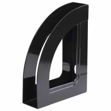 Лоток вертикальный для бумаг 220х290мм ширина 70мм черный BRAUBERG ECONOM 1/10