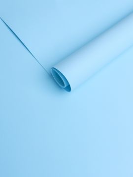Цветная пористая резина (фоамиран) 60х70см 1мм небесная ИФ 1/10