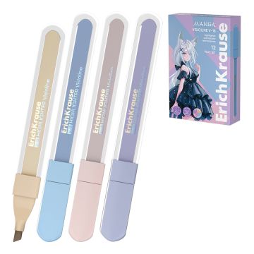 Текстмаркер ассорти ErichKrause Visioline Manga 1/12