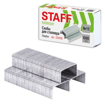Скобы №10 1000шт STAFF Китай 1/10