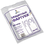Фартук одноразовый белый 68х110 (100штук) /10