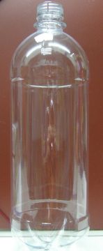 ПЭТ бутылка 1л горло 28мм с крышкой прозрачная 60/60