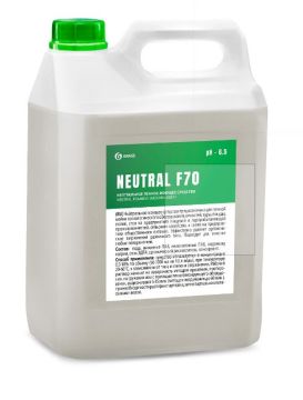 Средство жидкое 5л моющее для поверхностей низкопенное Neutral F70 GRASS 1/4