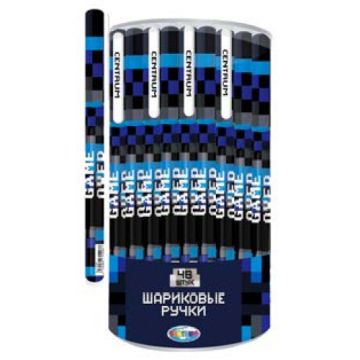 Ручка шариковая синяя 0,7мм Game over Centrum 1/48/864