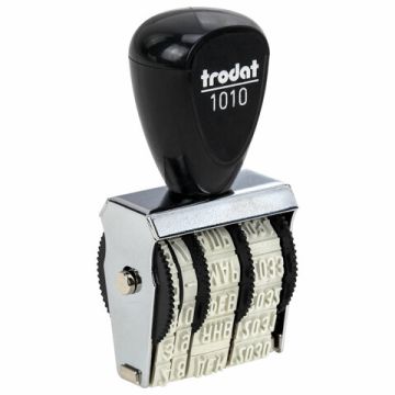Датер ручной ленточный оттиск 25х4мм месяц буквами TRODAT 1010 78471