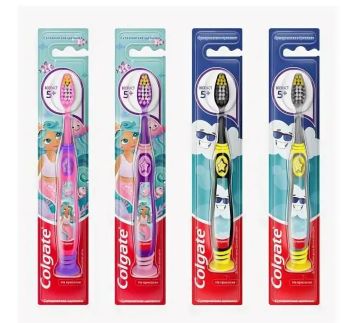 Зубная щетка Colgate Супермягкие щетинки для детей 5+ 1/1