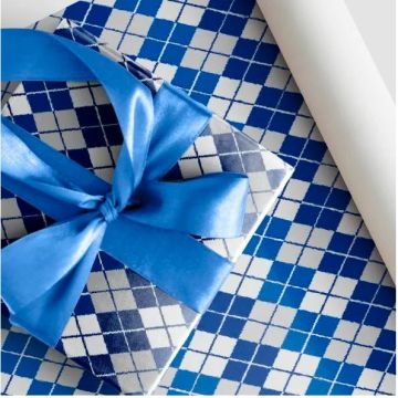 Бумага упаковочная 68,5х100см Ромбы Интерпак 1/50