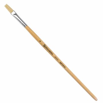 Кисть щетина плоская №6 BRAUBERG 1/30