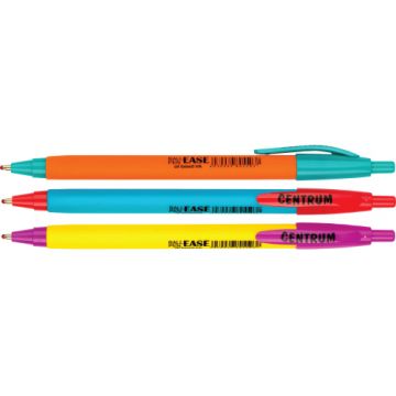 Ручка шариковая автомат синяя узел 1мм EASE Centrum 1/36/1440