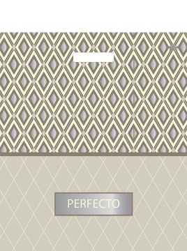 Пакет с вырубной ручкой (42х48)-90 Перфекто Аргантэ Тико 1/25/300