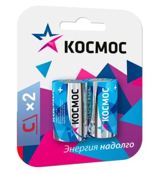 Элемент питания Космос alkaline (LR14) (2шт) 1/12