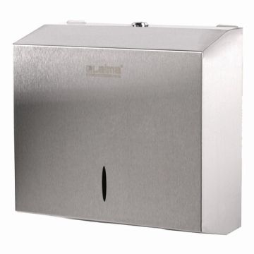Диспенсер для полотенец LAIMA PROFESSIONAL INOX (Система H3) V нерж сталь матовый 1/10