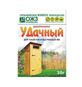 Средство для туалетов и выгребных ям Удачный 30г 1/40