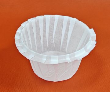 Капсула бумажная круглая для выпечки d 50мм h 40 мм МАФФИН белая 100/2000