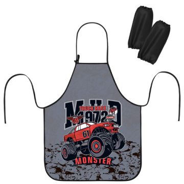 Фартук с нарукавниками 45x54см Truck race ЮНЛАНДИЯ 1/54