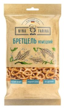 Продукты, Крендельки Nina Farina Бретцель немецкий 90г 1/21