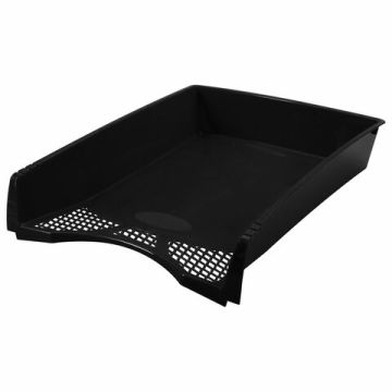 Лоток горизонтальный для бумаг 330х260х60мм черный STAFF Profit 1/20 