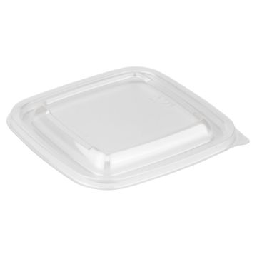 Крышка для контейнера ПЭТ СпК-1212 (126х126х5) Кубик прозрачная ПолиЭр 50/500