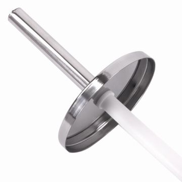 Ерш для унитаза ЛАЙМА, с подставкой, нержавеющая сталь, зеркальный 1/24 (клиент)