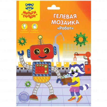 Гелевая мозаика Робот Мульти-Пульти 1/96