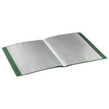 Папка  10 вклад. STAFF, зеленая, 0,5мм, 225691