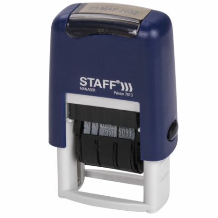 Датер-мини STAFF месяц буквами оттиск 22х4 мм Printer 7810 1/10