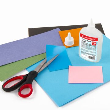 Клей канцелярский силикатный 110г BRAUBERG 1/50