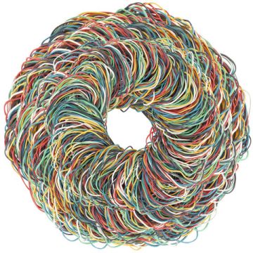 Резинка банк 10кг 60мм BRAUBERG цветные, натуральный каучук, 18000шт. +- 5% 1/2