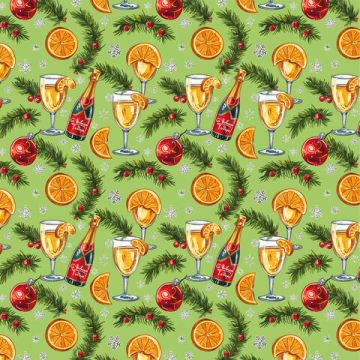 НГ Бумага упаковочная 70х100см ЗОЛОТАЯ СКАЗКА Веселый НГ 10дизайнов 105г/м2 1/50