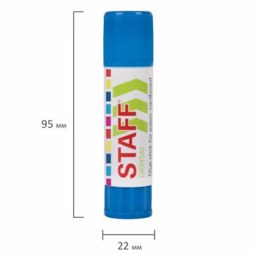 Клей-карандаш 15г STAFF 1/24/648