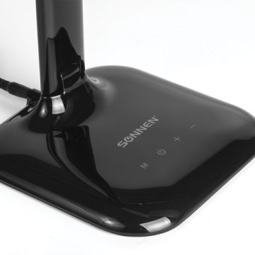 Светильник настольный SONNEN BR-888 на подставке светодиодный 8 Вт черный 1/1 (клиент)