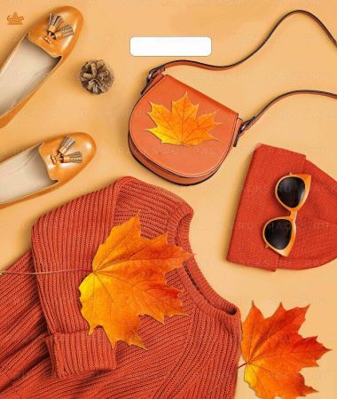 Пакет с вырубной ручкой (38х45)-60 Оранжевый стиль Тико 50/500 