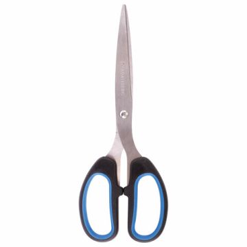 Ножницы 205мм метал черно-синие вставки европодвес Classic Brauberg 1/12/144
