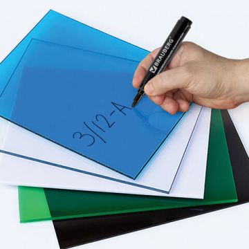 Маркер перманентный черный 3мм круглый наконечник Classic BRAUBERG 1/10/800