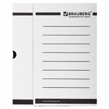 Короб архивный с клапаном А4 (260х325мм) 100мм до 900л BRAUBERG 1/50 (Клиент)