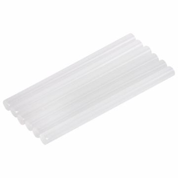 Клеевые стержни диаметр 7 мм длина 100 мм белые комплект 6 шт BRAUBERG 1/200