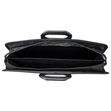 Папка-портфель пласт. БОЛЬШОГО ФОРМАТА BRAUBERG ПОРТФОЛИО А3 (470х380х130мм), 3 отд., черный 1/10