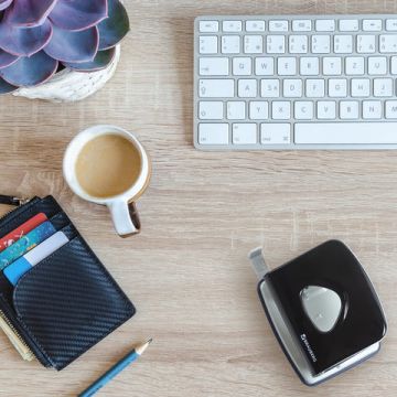 Дырокол на 30листов металлический большой ассорти Bregante Brauberg 1/12/48