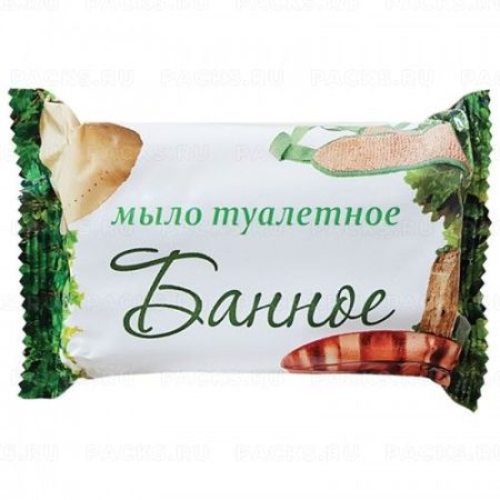 Мыло туалетное 200гр в обертке Банное ММЗ 1/40
