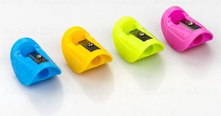 Точилка 1 отверстие пластиковая без контейнера ассорти Centrum 1/48/1440