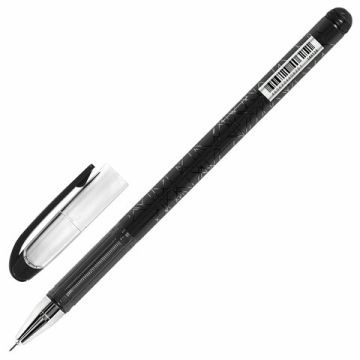 Ручка гелевая черная 0,5мм линия 0,4мм Brauberg Profi-Gel PRO 1/12