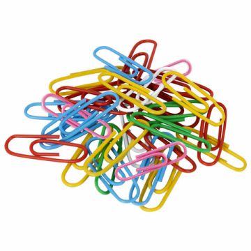 Скрепки 28мм 70шт цветные STAFF 1/10/500 (Клиент)