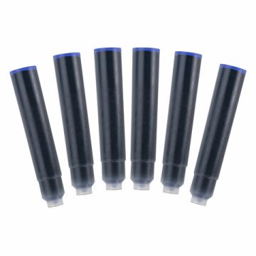 Картриджи чернильные СИНИЕ CENTROPEN, КОМПЛЕКТ 6 шт., 0019/6