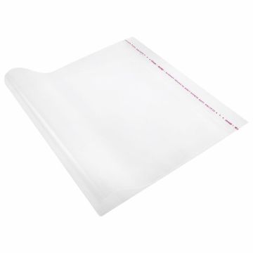 Обложка 300х500 80мкм 5шт для тетради и учебника А4, ПП, клейкий край 1/100 (клиент)