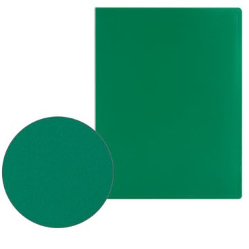 Папка 100 вклад STAFF зеленая  0,7мм 1/20 (клиент)