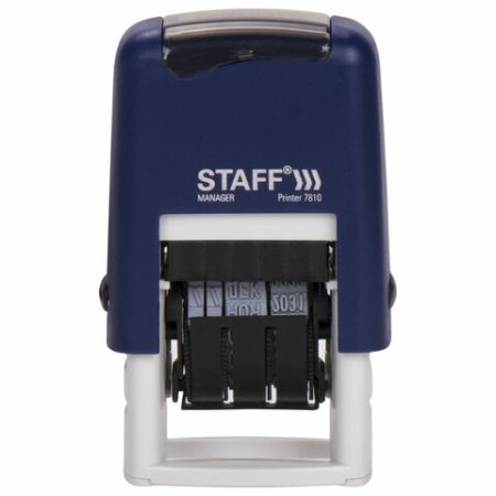 Датер-мини STAFF месяц буквами оттиск 22х4 мм Printer 7810 1/10