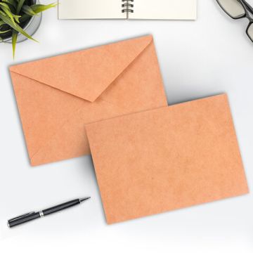 Конверты С6 114х162мм КРАФТ клей 90г/м2 треугольный клапан BRAUBERG 50/1000 (Клиент)