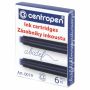 Картриджи чернильные СИНИЕ CENTROPEN, КОМПЛЕКТ 6 шт., 0019/6
